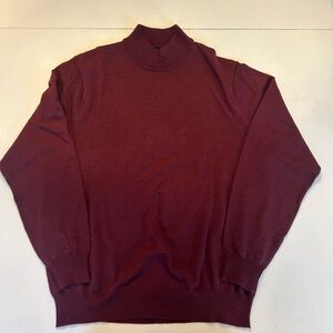 Vintage Women’s Clubroom Burgundy Italian Wool Sweater size L